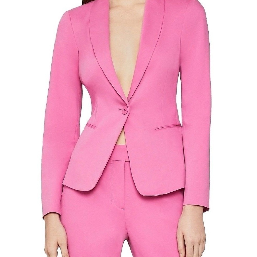BCBGMAXAZRIA Classic Blazer Jacket Suit Large - Picture 5 of 12